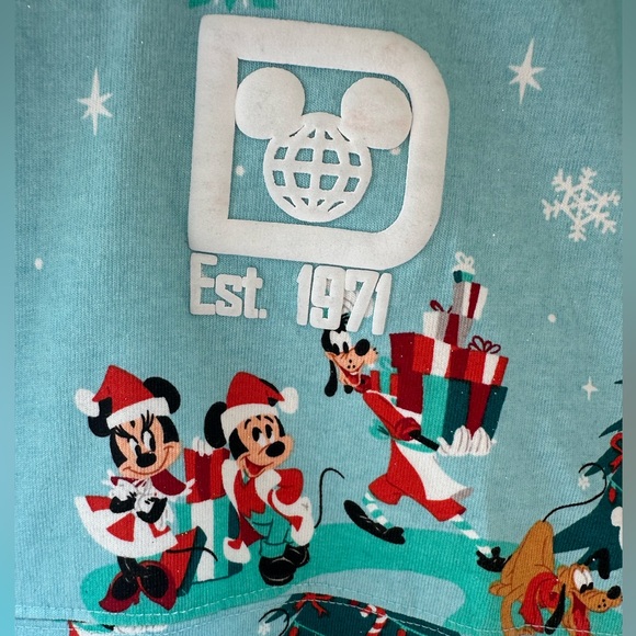 Disney ADULT Spirit Jersey Walt Disney World Holiday Long Sleeve Large - Picture 2 of 5